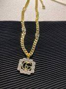 Gucci large gold crystal necklace-2