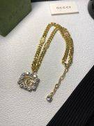 Gucci large gold crystal necklace-7