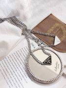 Silver Prada necklace-4