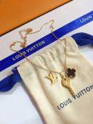 Louis Vuitton gold necklace-8