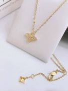 Louis Vuitton necklace with soft cubic zirconia-5