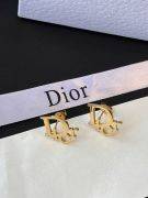 Dior metal gold earring-4