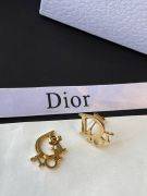 Dior metal gold earring-6