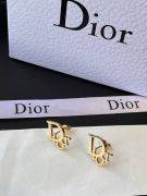Dior metal gold earring-7