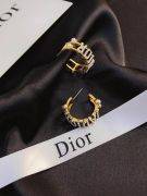 Dior earring round middle antique-5