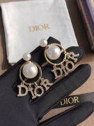Dior round gold hoop earring-6