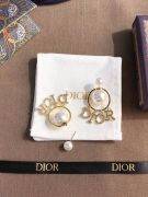Dior round gold hoop earring-8