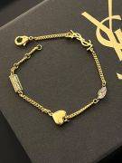 Yves Saint Laurent gold bracelet-5