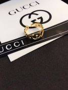 Gucci gold logo ring-6