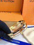 Louis Vuitton bracelet golden brown-5