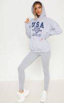 Blouse Hoodie logo United States of America-5