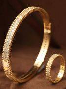 SLIM Bracelet and ring, Van Cleef & Arpels zircon-4