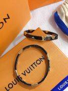 Louis Vuitton black and gold bracelet-5