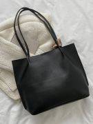 Beige hand bag and shoulder bag-4