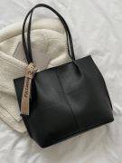 Beige hand bag and shoulder bag-6