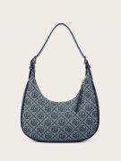 Blue baguette bag-1