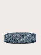 Blue baguette bag-7