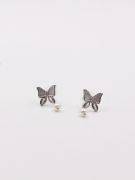 Butterfly earring with Lulu-5