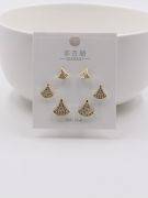 Bvlgari earrings zircon set-3