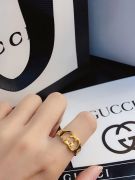 Gucci gold logo ring-7