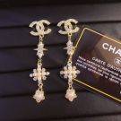 Chanel Logo Pearl Long Earring-6
