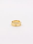 Cartier Lego gold rings free size-2