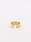 Cartier Lego gold rings free size-3