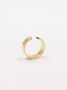Cartier Lego gold rings free size-4
