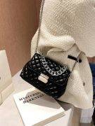Chain Square Stripe Shoulder Bag-3