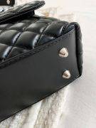 Chain Square Stripe Shoulder Bag-5