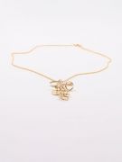 Chanel Gold Zircon Dandoush Necklace-2