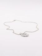 Chanel Silver Zircon Necklace-3