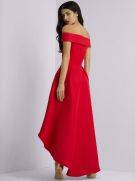 Red Midi Dress-2