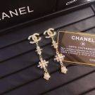 Chanel Logo Pearl Long Earring-8
