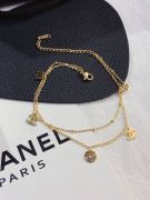 Double layer gold Chanel anklet-9