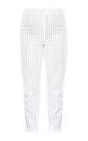 Striped white trousers-4