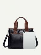 Handbag with large pockets-4