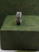 Gucci logo silver ring-5