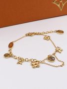Louis Vuitton Gold Multi Pendant Bracelets-3
