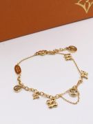 Louis Vuitton Gold Multi Pendant Bracelets-4