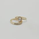 Twins Solitaire Ring-2