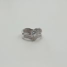 Solitaire Ring Twins Cubic Zirconia-4