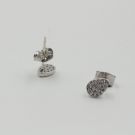 Small zircon earrings-4