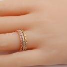 Rings Double Twins Cubic Zirconia-6