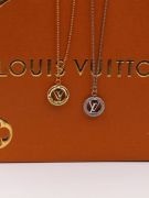 Louis Vuitton necklace with round cubic zirconia-4