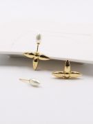 Louis Vuitton rose gold earring-12