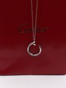 Cartier nail large metal logo necklace-1