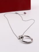 Cartier nail chain, large zircon-6