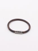 Louis Vuitton brown leather bracelets-4