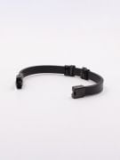 Hormuz bracelet for men, black leather-5